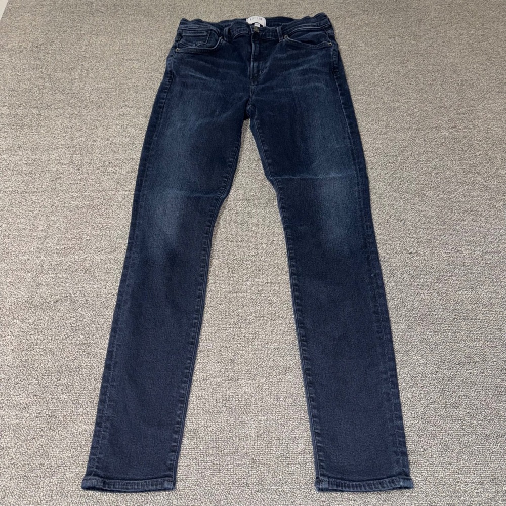 AGOLDE Los Angeles Premium‎ Skinny Jeans Dark Indigo Blue Women's Size 29 Boho